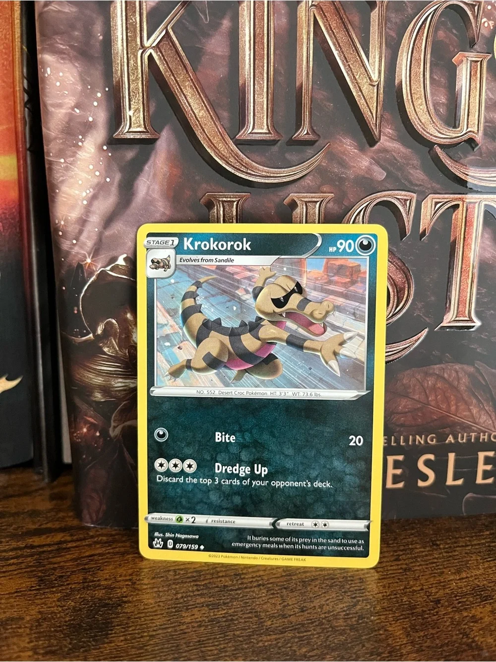 Krokorok Pokemon Card Crown Zenith Regular 079/159